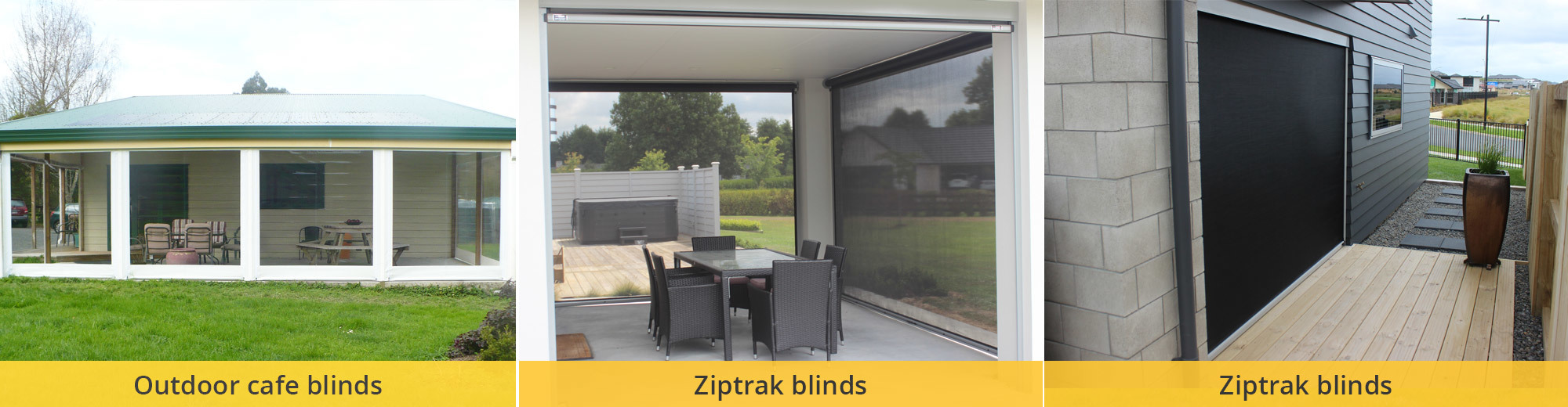 Outdoor Living Blinds Hamilton, Waikato Te Awamutu Cambridge